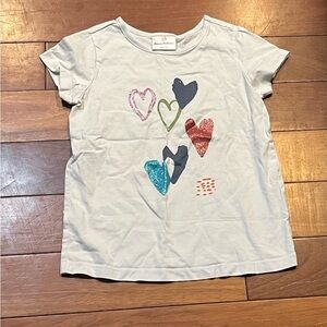 Hanna Andersson Multicolor Heart Tee